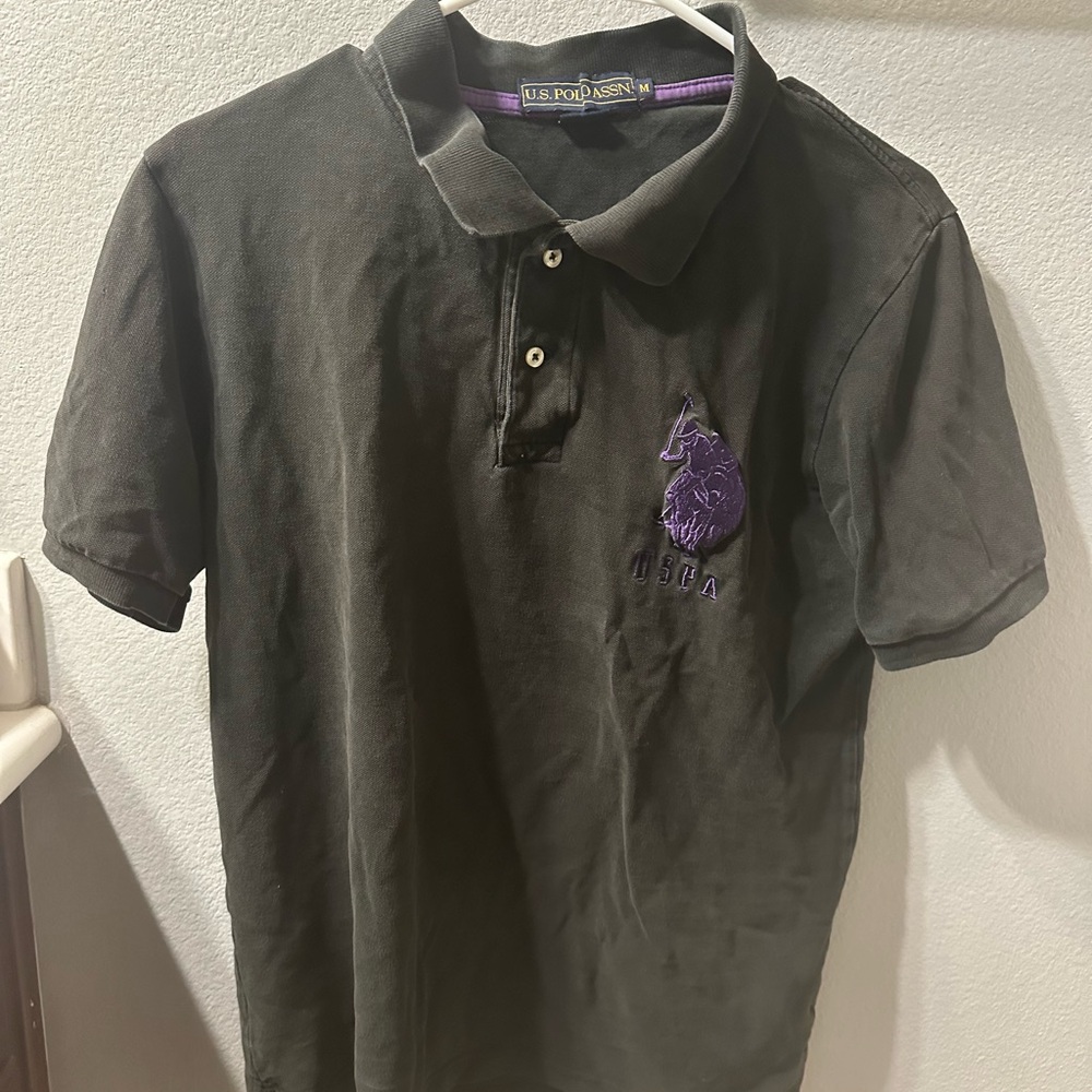 U.S. Polo Assn. Black Polo Shirt for Kids